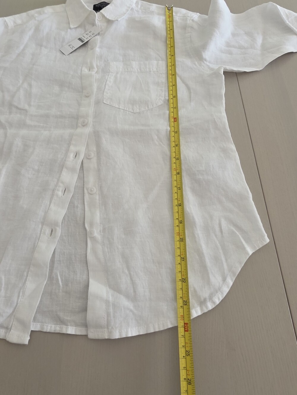 J.Crew Garçon classic button-up shirt in Baird McNutt Irish linen Sz0 $118 White - Picture 11 of 11